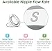 Maymom Silicone Nipple Slow Flow, 4pc; Compatible with Spectra/Motif Luna/Maymom Widemouth Bottles