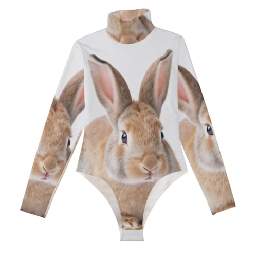 Body de manga larga para mujer con cuello alto ideal para looks casuales de otoño