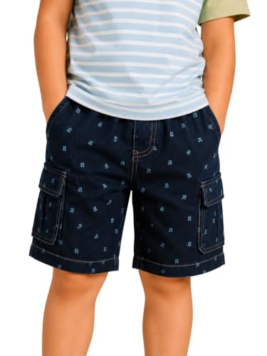 Image of Pilolo Kids Cargo Pocket Denim Shorts for Boys