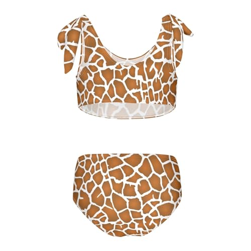 Image of CaTaKu Cute Hawaiian Girls Bathing Suit Toddler Girl Swimsuit Bikini Set for Girls Swimwear Two Piece Size 3-12T