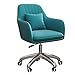 AVOA Chaise de Bureau Chaise d'ordinateur Dossier Domestique Chaise de Bureau Confortable Chambre sédentaire étude steelle-selles d'étude Chaise pivotante Bureau (Color : Blue)