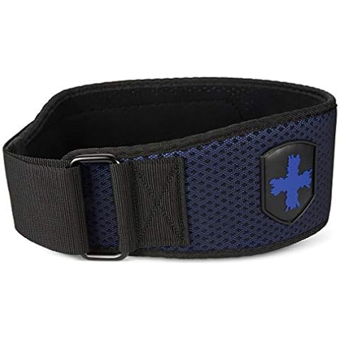 Harbinger Hexcore Weight Lifting Belt, Blue Cover