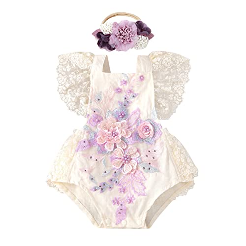 Baby Girl Lace Romper First Birthday Dress Toddler Kid Bohemian