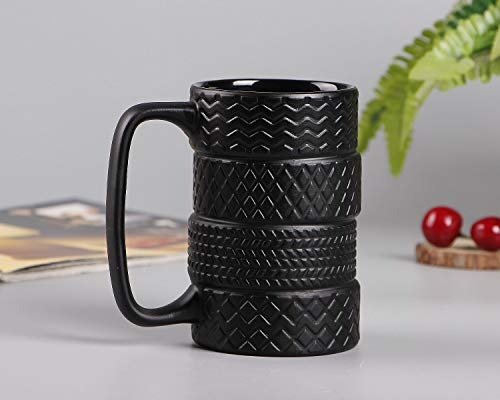 VanEnjoy Tire Shaped Ceramic Mug