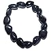 Produktbild Shungit / Schungit Armband aus polierten Nugget ca. 5x10 mm elastisch aufgezogen.(3754)