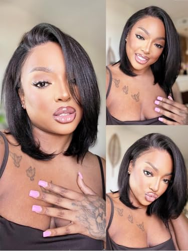Beauty Forever Side Part Bob Wig Human Hair Glueless HD