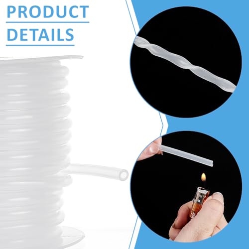 BENECREAT Tube en Silicone de 3x5mm Tuyau Flexible en Silicone Pur de 10 m Tuyau Haute Température pour le Brassage et la Vinification Maison Ligne de Bière Aquaponie – vue 4