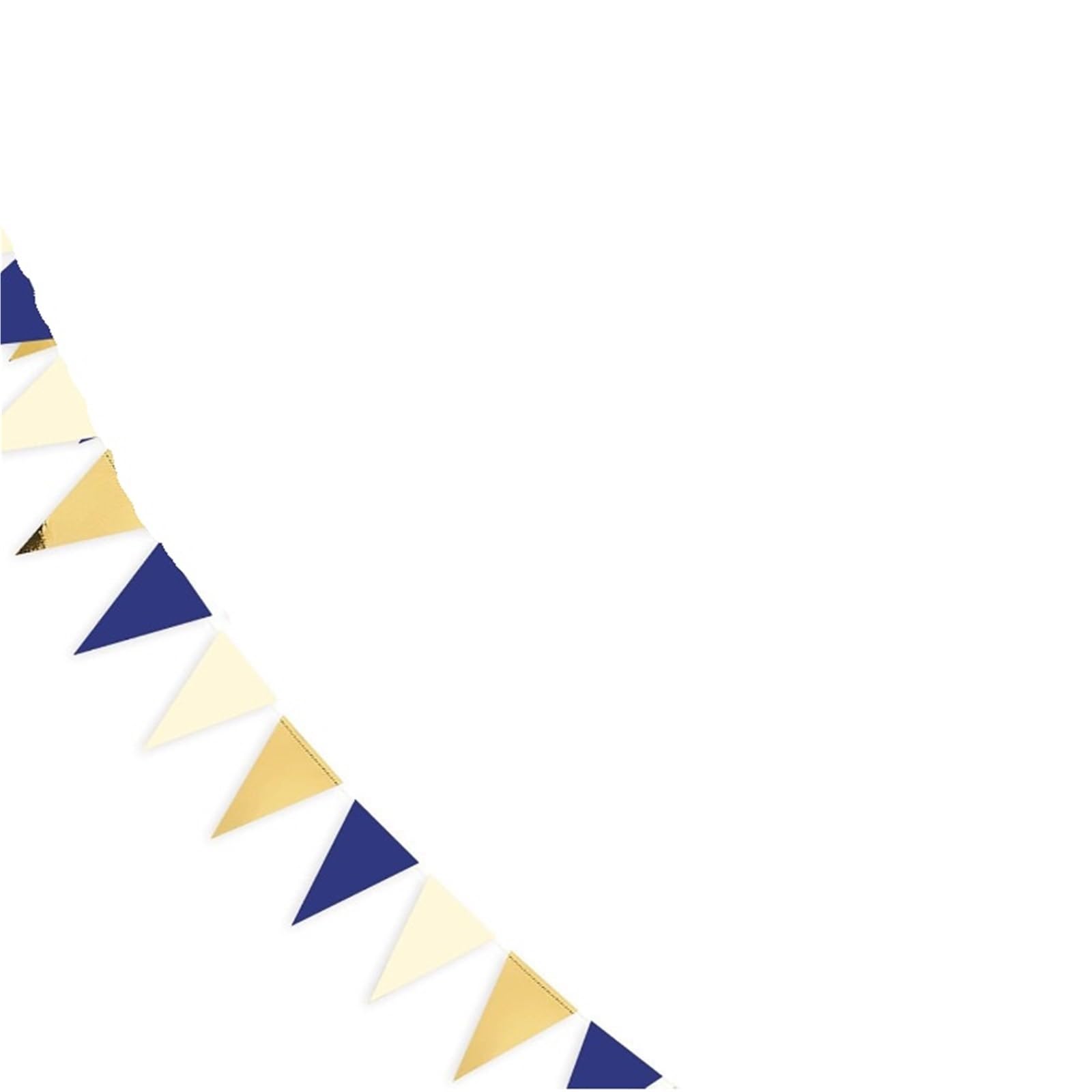 PULaif Bunting Banner, Triangle Paper Bunting Flags Pack Of 3 14x9cm For Graduation Birthday Wedding Parties