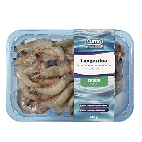 Marca Blanca - ARTIQ Langostino crudo 22, 27 ud, 450 g, congelado