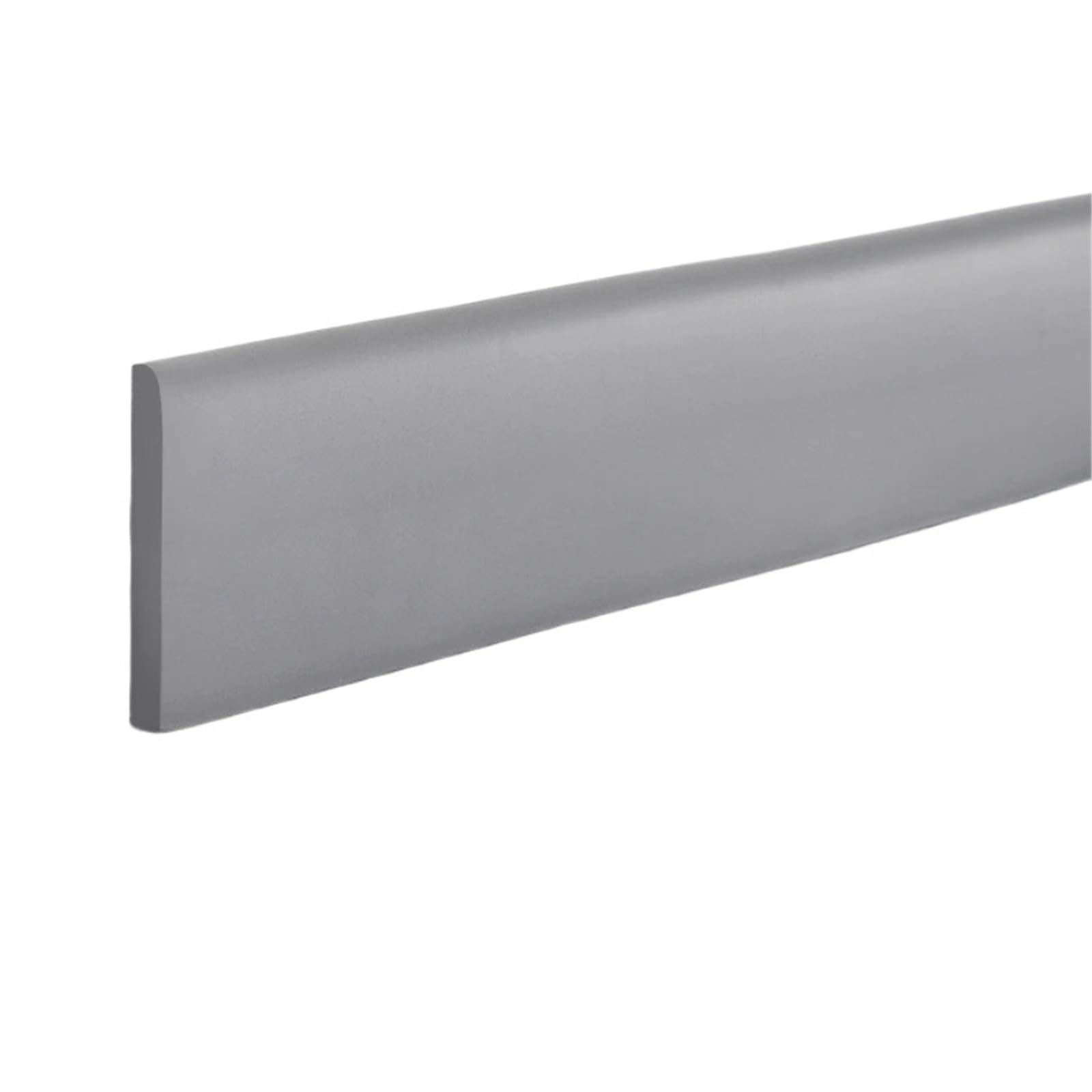 Frise Murale Adhesive Autocollant mural de ligne plinthe auto-adhésive 5M, bandes décoration épaisses Anti-collision, coin salon chambre à coucher(Grey 1.5cm thick,6cm wide 5M length)