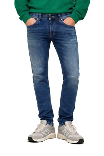 Diesel Sleenker-X 009PN Stretch Men's Jeans Trousers Slim Skinny (UK, Waist & Inseam, 27, 32, Blue)