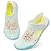 Womens and Mens Water Shoes Thicken Soles Cozy Breathable Barefoot Athletic Aqua Shoes for Beach Swim Pool Diving Hiking Water Sports 8.5 Women/7.5 Men