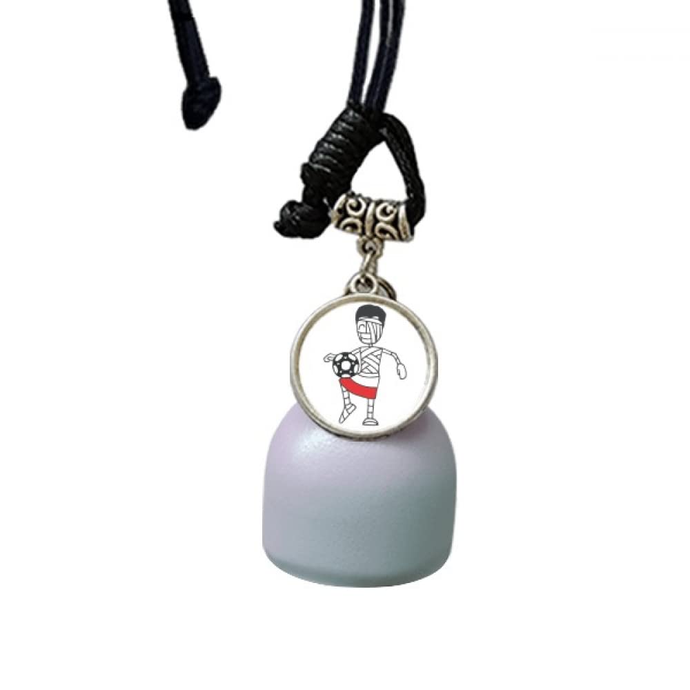 Pendentif de voiture Momie Football, le cadeau idéal pour supporter et joueur