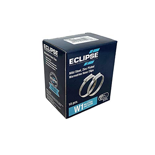 Eclipse Professional Tools ECW1-1X Eclipse W1 - Fascette stringitubo in acciaio dolce, 30-40 mm, confezione da 10