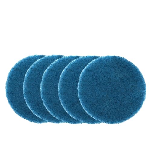 5pcs Cleaning Cloth Scrub Pad Industrial Scouring Pads Polishing Pad 4Inch Auto Car Buffing Pad Set(Blue 2500)