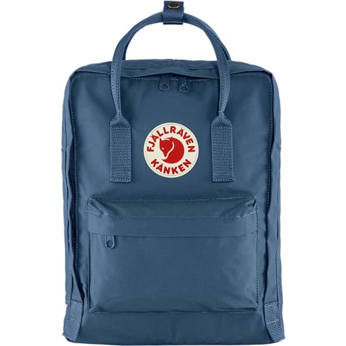 Fjällräven Kanken Backpack - Durable Vinylon Fabric, Water-Resistant, Classic Design - School, Travel, Royal Blue