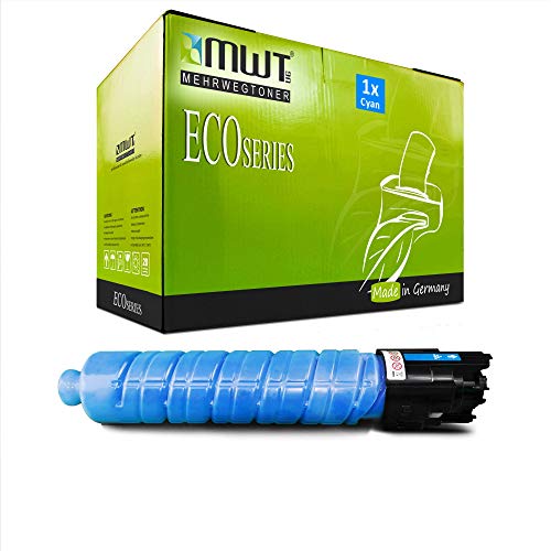 Cartouche de toner cyan Kraft Office Supplies pour imprimantes Ricoh MP C300 et C401
