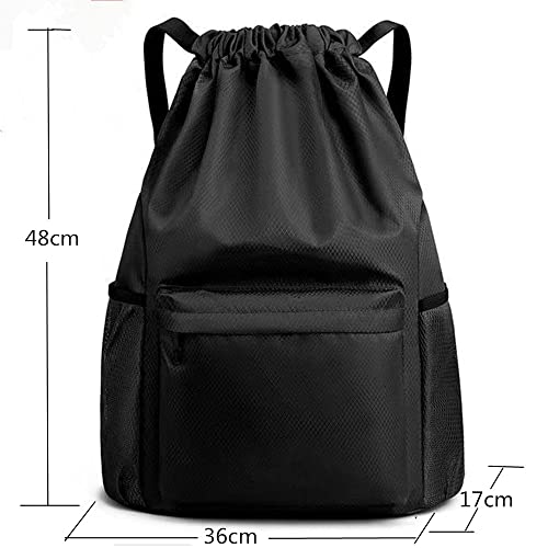 Geboldil Drawstring Bag Sports Fitness Bag Personalized Waterproof Shopping Casual Backpack2
