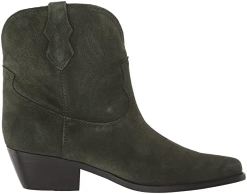 NINE WEST Women's TEXEN Ankle Boot, Olive Green, 5 | Image 5