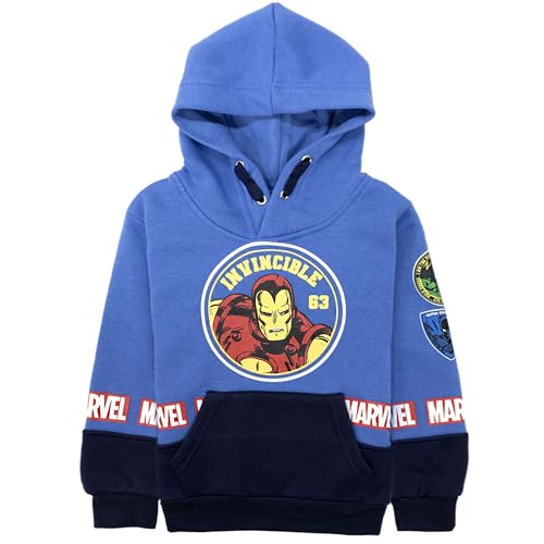 Sweat Avengers enfant 8 ans bleu idéal pour l'école et les loisirs