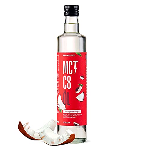 MCT-Öl BRAINEFFECT Rocket Veganes MCT Öl C8 - 500ml