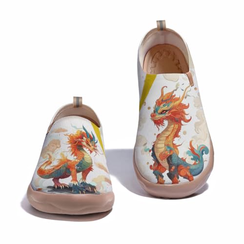 Men's Art Design Travel Shoes Slip On Casual Loafers Stylish Lightweight Comfort Fashion Sneaker