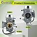 Carbhub YFM660 Carburetor for Yamaha Grizzly 660 YFM660 2002 2003 2004 2005 2006 2007 2008 4-Stroke Engine