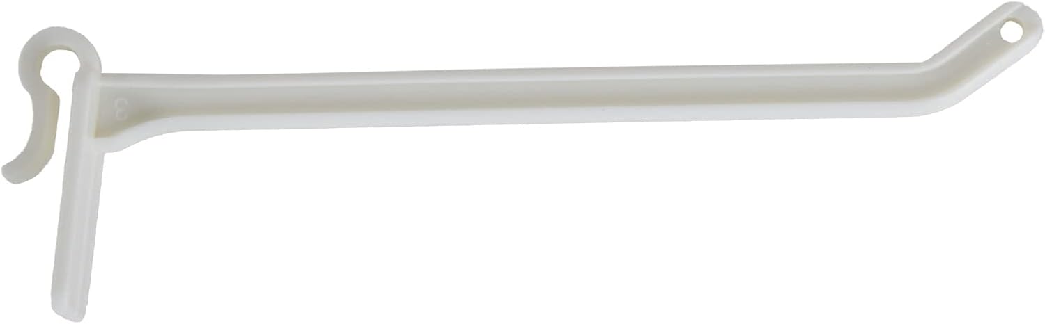 SSWBasics 24-Peg White Wire Countertop Rack - 18"W x 20"H - Display Racks for Vendors, Retail, Convenience, Craft Fairs, and Thrift Stores - Impulse Buy Display at Checkout - Use for Home Jewelry
