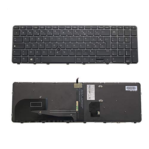 Clavier HP EliteBook 850 G3 G4 AZERTY de remplacement pour régler les pannes de touches