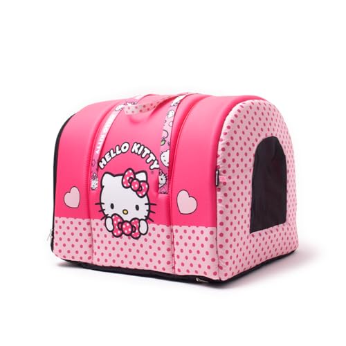 FreeFaro - Bolsa de Transporte Hello Kitty | Portátil, Respirável, Seguro para Passeios e Viagens, Almofada Removível – Ideal para Pets de Até 7kg