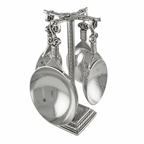 Crosby & Taylor Vineyard Pewter Measuring Cups with Display Post Crosby & Taylor Vineyard Pewter Measuring Cups with Display Post