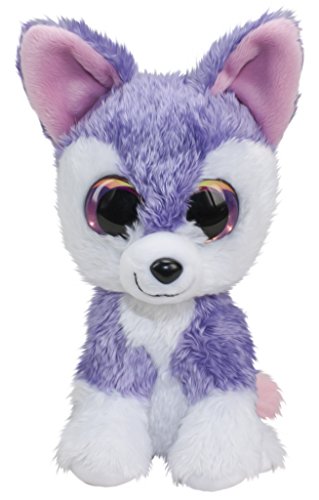 LUMO STARS Wolf Susi Animales de Juguete Felpa Rosa, Púrpura, Blanco - Juguetes de Peluche (Animales de Juguete, Rosa, Púrpura, Blanco, Felpa, 3 año(s), Lobo, Niño/niña)