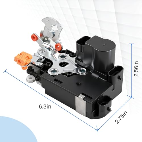 Image of Door Lock Latch Actuator Compatible with 2000-2007 Cadillac Escalade & Chevy Chevrolet Silverado Avalanche Suburban Tahoe & GMC Sierra Yukon, Front Left Driver Side, OE#931-318, 15110643, 15053681