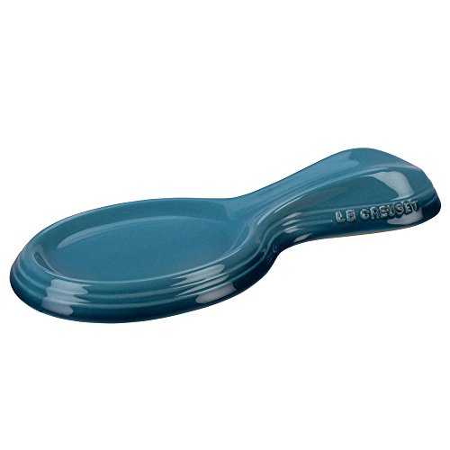Le Creuset Stoneware Spoon Rest, 10-Inch, Marine