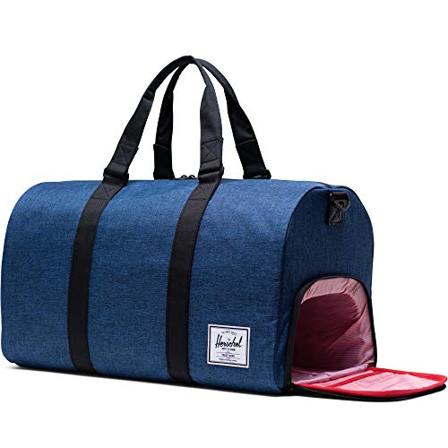 Image of Herschel Novel Duffel Bag, Eclipse Crosshatch /Black, Classic 42.5L
