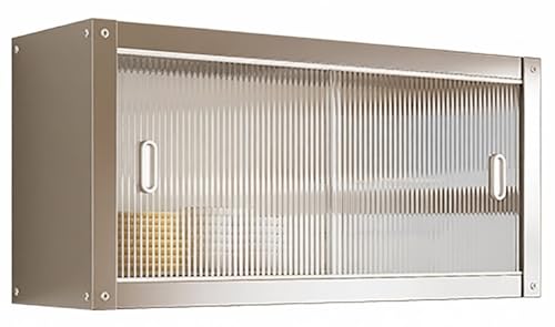 YSPZDQ Pensile Cucina a Parete con Ante Scorrevoli, Mobile Sospeso