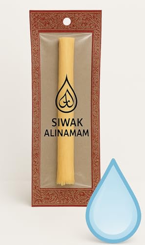 Siwak Aromatizado - Varita de Miswak Sabor a elegir menta, clavo de olor, limón o naturaleza | Alternativa Ecológica al Cepillo de Dientes (Rojo - Naturaleza, 1 SIWAK)