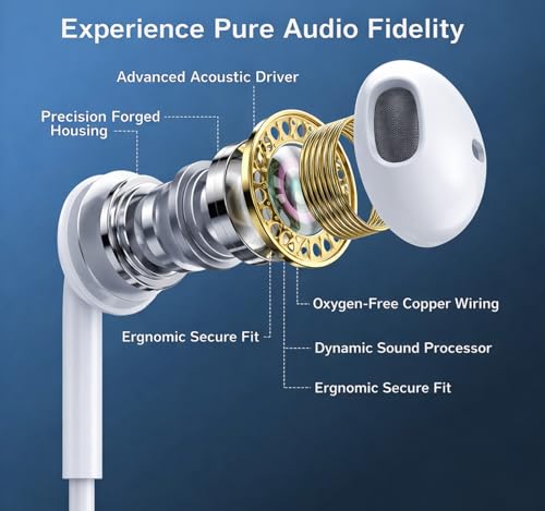 Image of Original for iPhone 15 Pro /16 /17 | USB-C Wired Earphone with Punchy Bass, Clear Calls & Smart Inline Controls