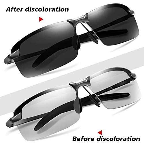 Men Polarized Photochromic Sunglasses for Driving Fishing Sports Day and Night Safety Glasses UV400 Protection4