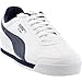 PUMA Men's ROMA BASIC Sneaker, white-new navy, 12