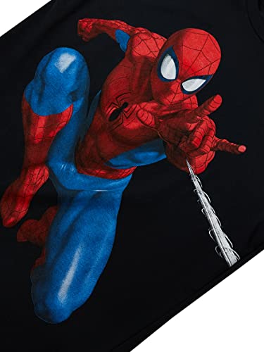 Camiseta Spider Man, Piticas, Adulto e Infantil Unissex, Preto, 14