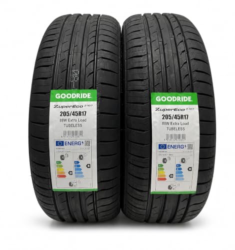 Image of 2 x 205 45 17 Goodride Performance Tyres 88W XL Extra Load 205/45R17 205/45ZR17 205 45 R17 2054517 Quality Passenger Car Road Tyres