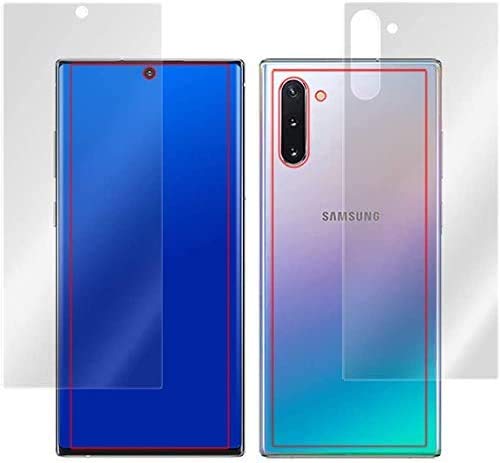 防指紋 防気泡 反射防止タイプ Galaxy Note10+ 用 液晶・背面保護フィルムセット 日本製 OverLay Plus OLGALAXYNOTE10PLUS/S/12