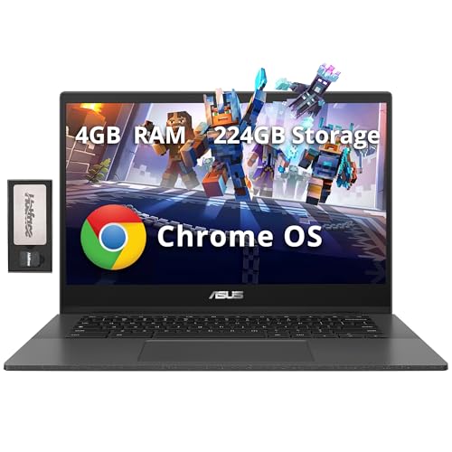 ASUS Chromebook CM1402 14" FHD Anti-Glare Laptop, MediaTek Kompan...