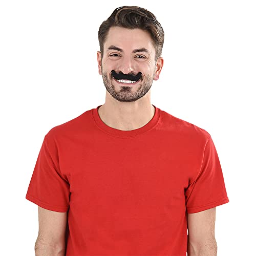 Road Island Novelty 3.5" Black Fake Mustaches, Pack of 122