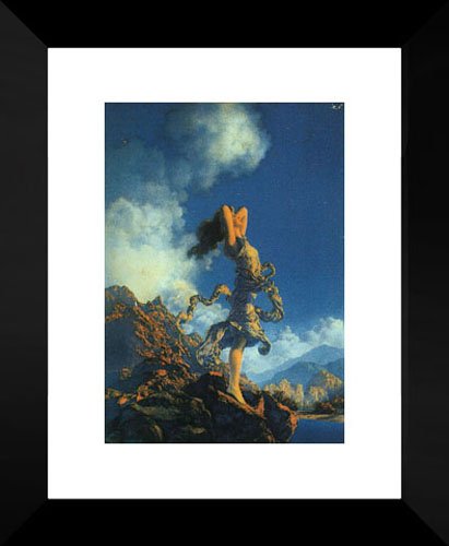 絵画 ECSTACY Amazon.com: Ecstasy 20x24 Framed Art Print by Parrish, Maxfield