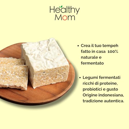 Healthy Mom, Tempeh Starter 70g Impfstoff zur Herstellung von Tempeh, hergestellt in Indonesien