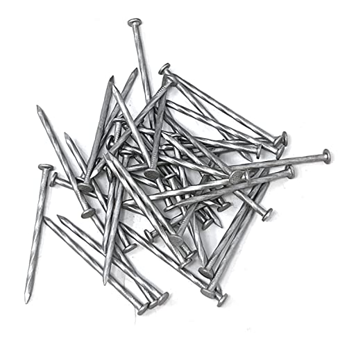 Huttig-Grip Fence Deck Nails 2-1/2 inches 8d for Wood Fencing HGN8OGSTDK1 Spiral Shank Outdoor Galvanized Finish, 1 lb Pack of 106 Nails - Image 2