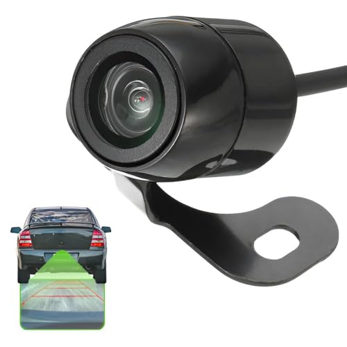 Câmera De Ré Universal Automotiva Com Visão Noturna Colorida Borboleta Parachoque Estacionamento Bal