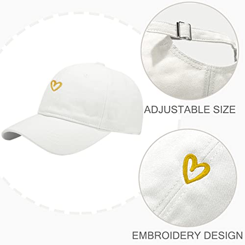 Image of XYIYI Original Classic Cotton Baseball Cap Adjustable Dad Hat Unconstructed Plain Cap